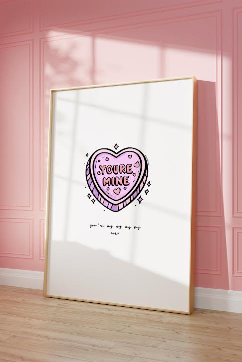 Lover Inspired Song Print for Taylor Swift fans