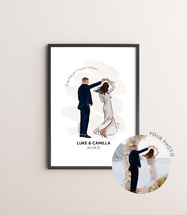 Wedding Couple Print - MyBestMoments