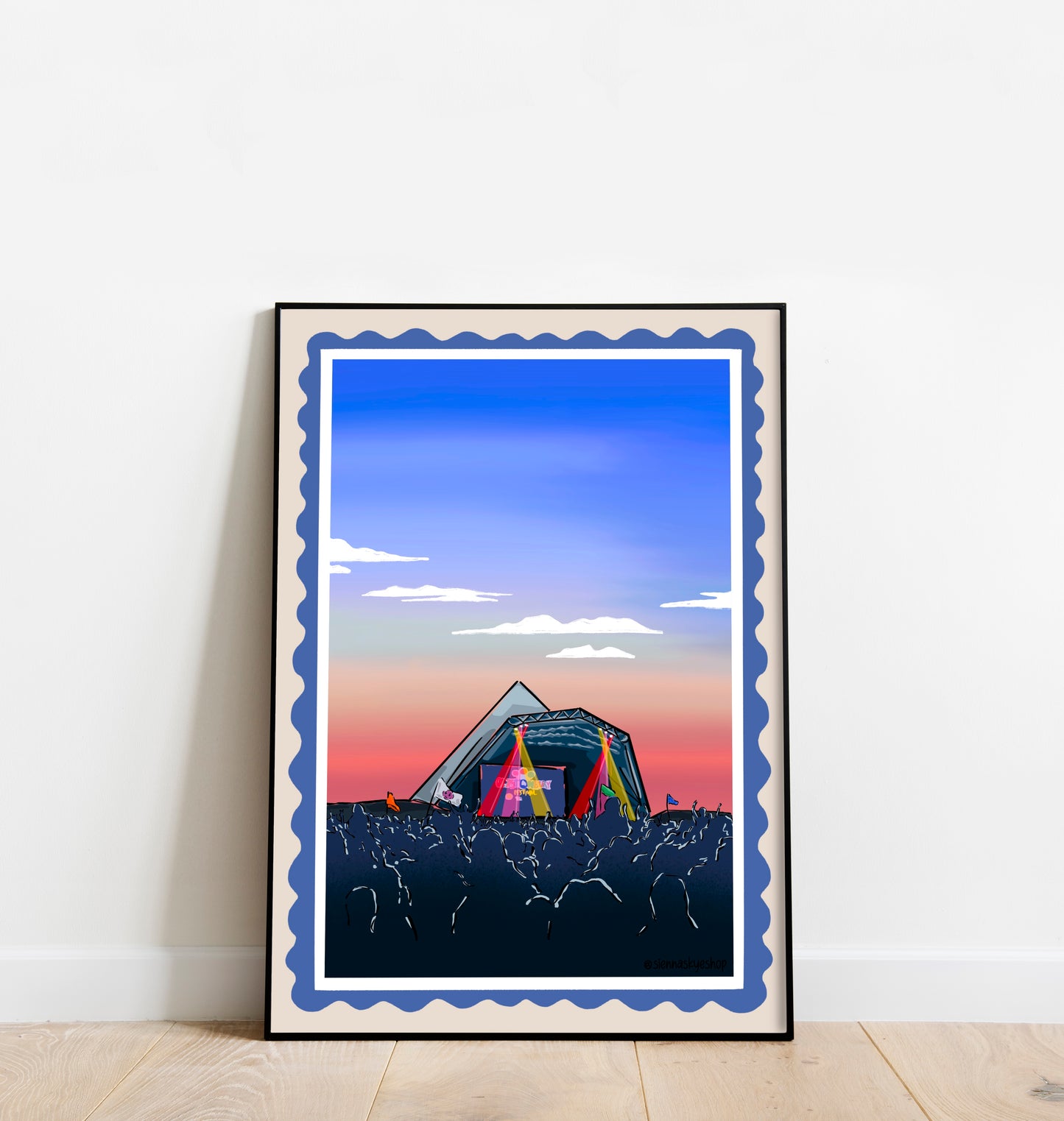 Pyramid Stage - Glastonbury Festival Inspired Print