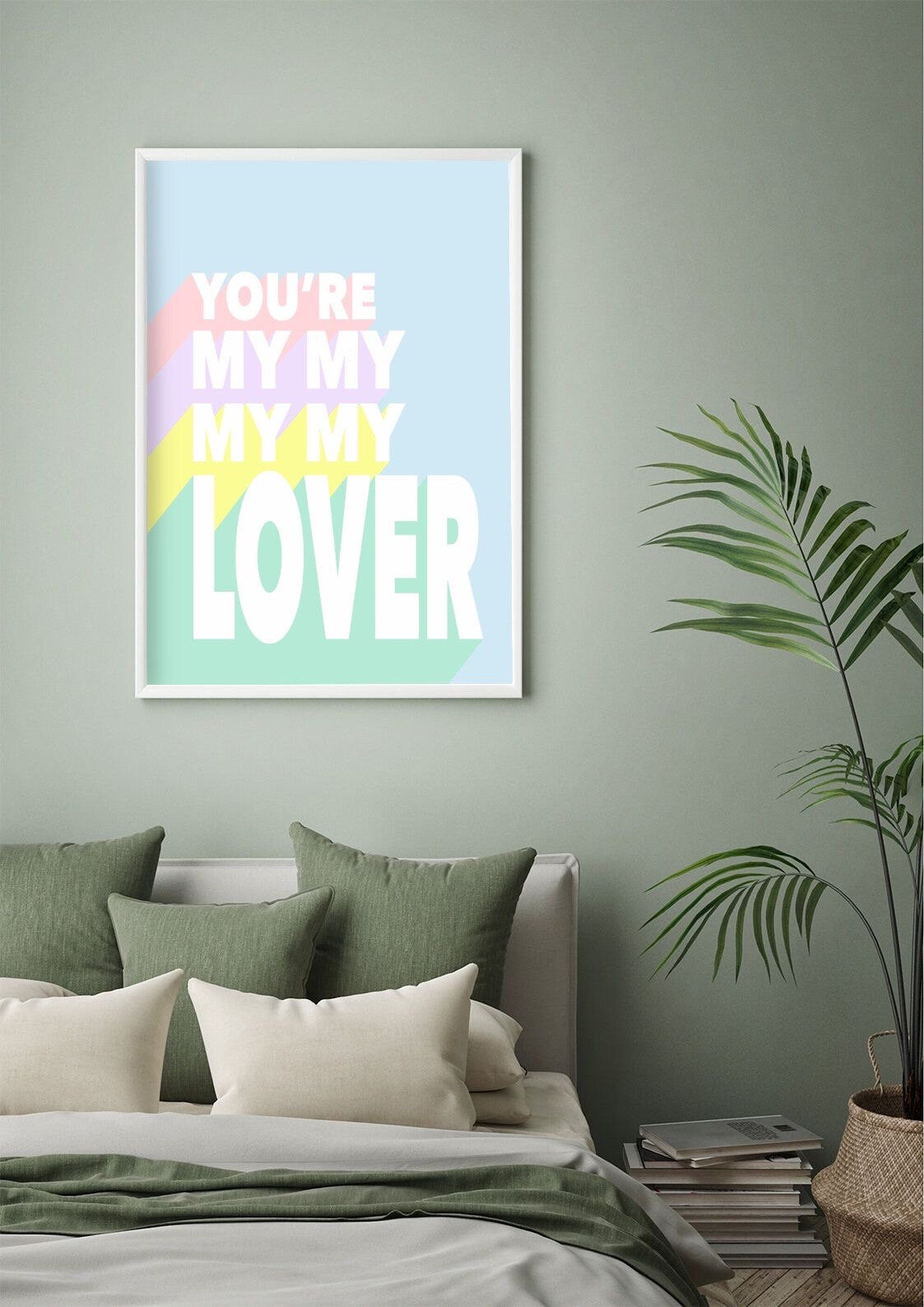 Lover, Taylor Swift - Song Print