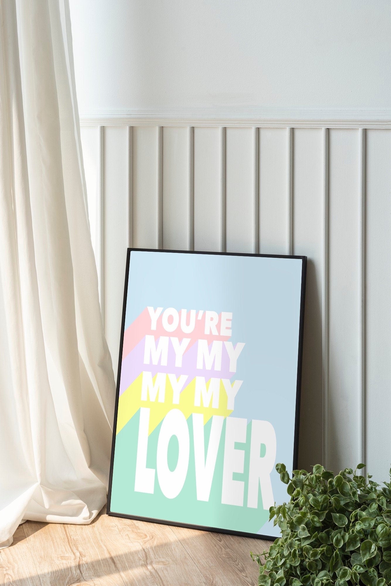 Lover, Taylor Swift - Song Print